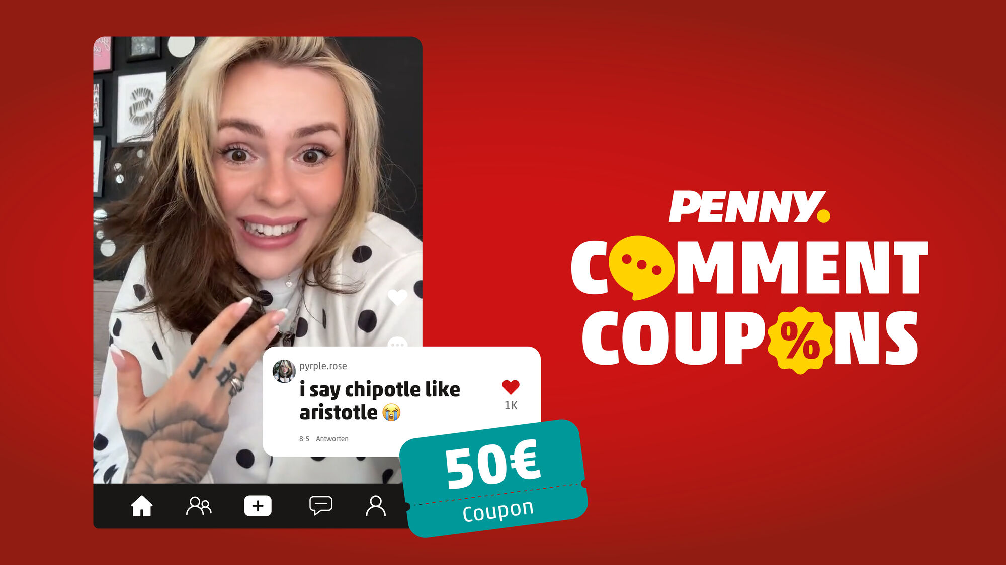Audacieux comme jamais : PENNY valorise les commentateurs en tant que co-créateurs et récompense les commentaires captivants !