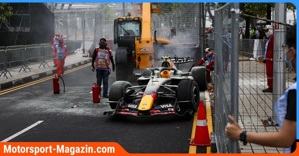 Isack Hadjar face à un double désastre en Formule 1 à Singapour : son auto en panne à deux reprises !