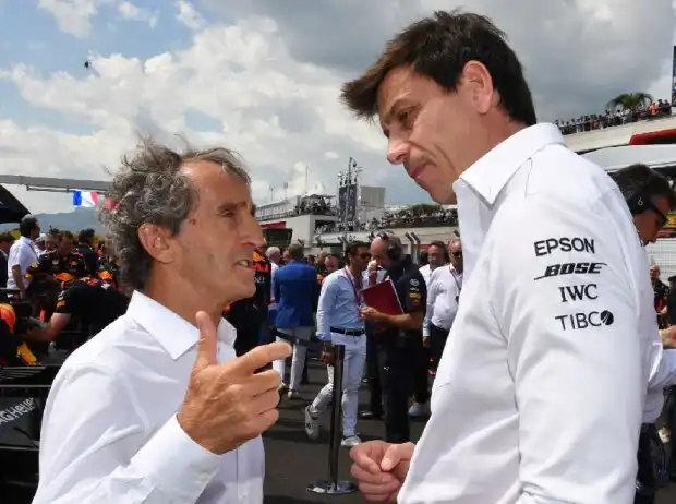 Toto Wolff et Alain Prost Toto Wolff et Alain Prost