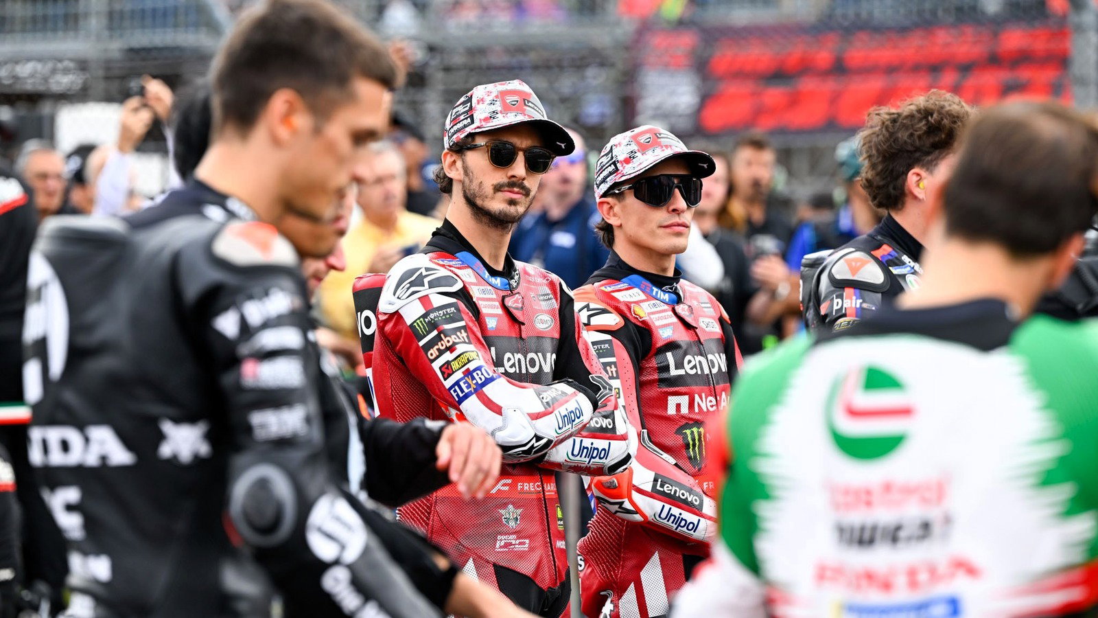 Pecco Bagnaia, Marc Marquez.