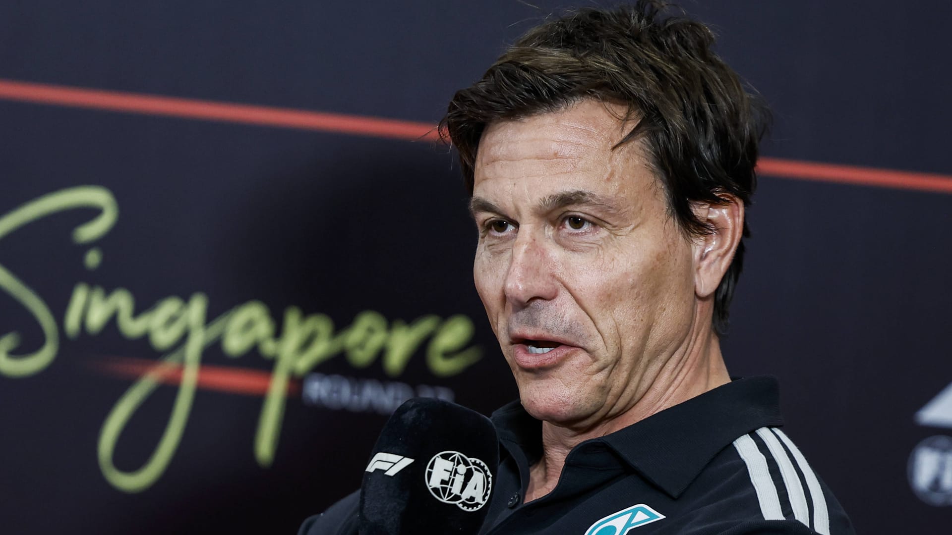 Toto Wolff exprimant son avis.