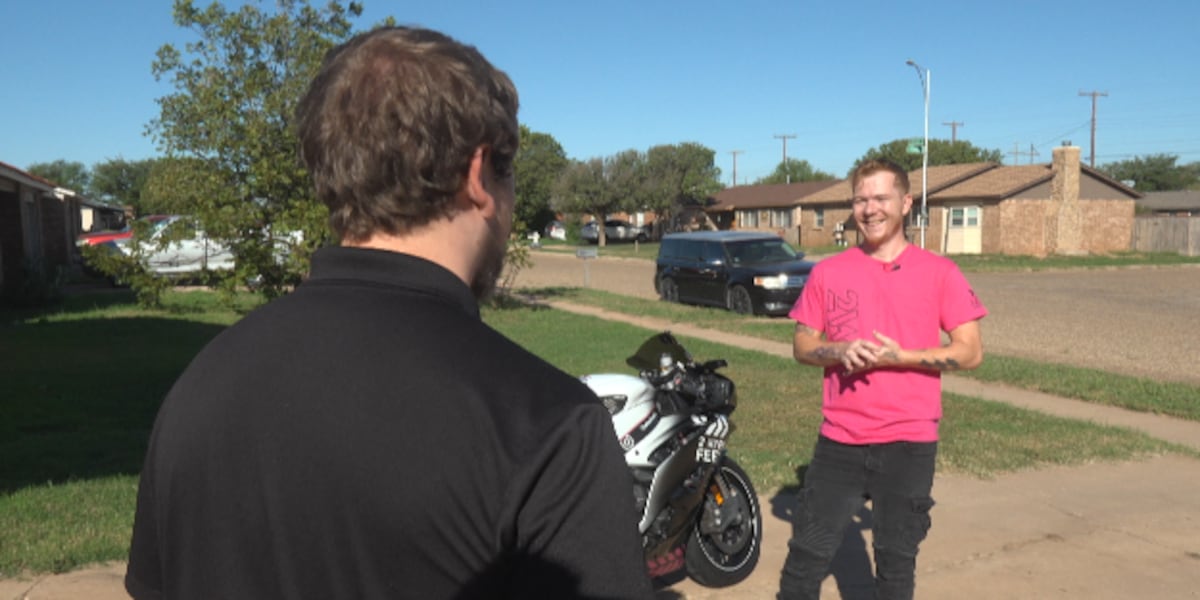 Un père de Lubbock partage sa passion des motos et la joie sur TikTok !