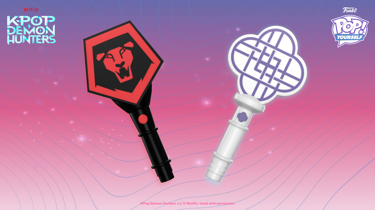 Light sticks Funko POP! de 'KPop Demon Hunters'.