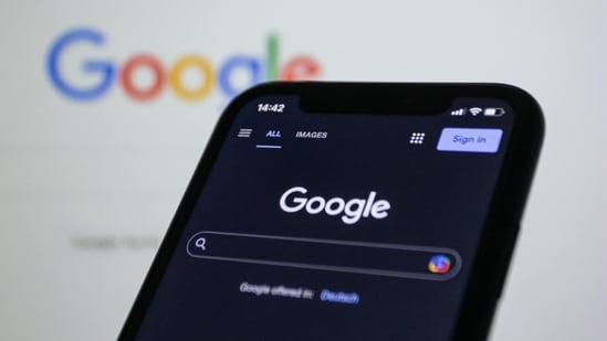 Page d'accueil de Google Search sur un smartphone.(Pexels)