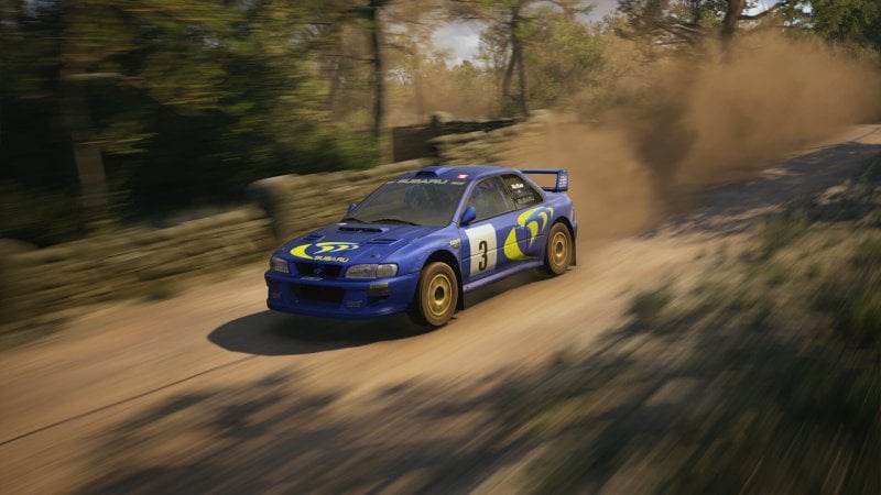 Une scène de course dans EA Sports WRC 24 Une scène de course dans EA Sports WRC 24