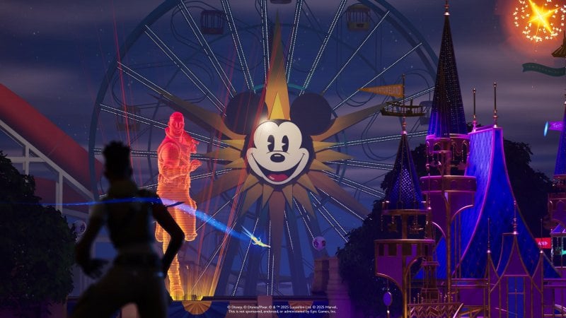 Une roue panoramique à Disneyland Game Rush