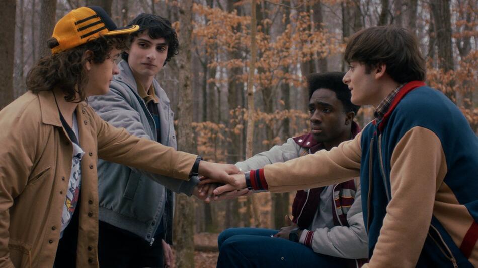 Vereints jusqu'à la fin: Gaten Matarazzo, Finn Wolfhard, Caleb McLaughlin et Noah Schnapp