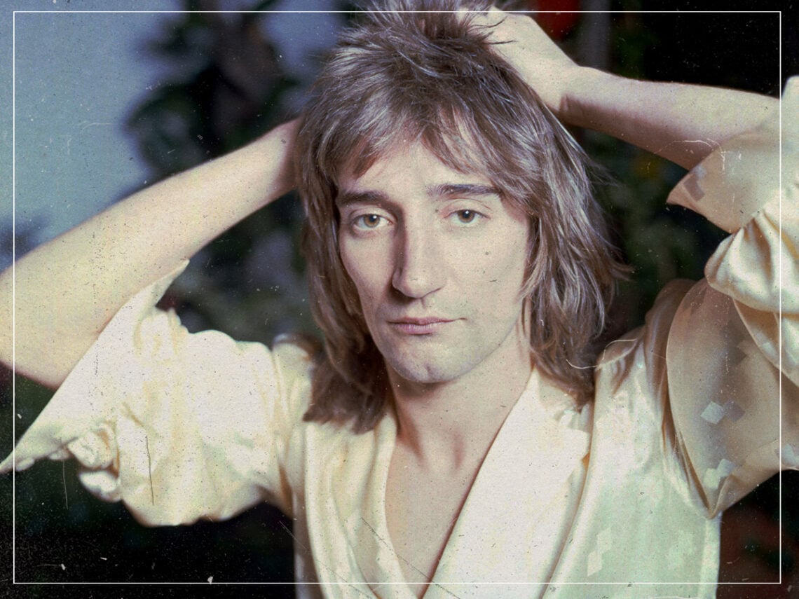 Rod Stewart chez lui à Londres - 1972