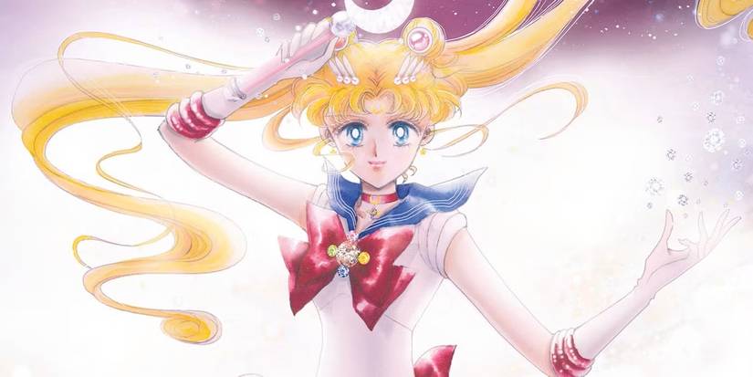 Usagi transformée en Sailor Moon dans le Volume 1 du manga Eternal Edition