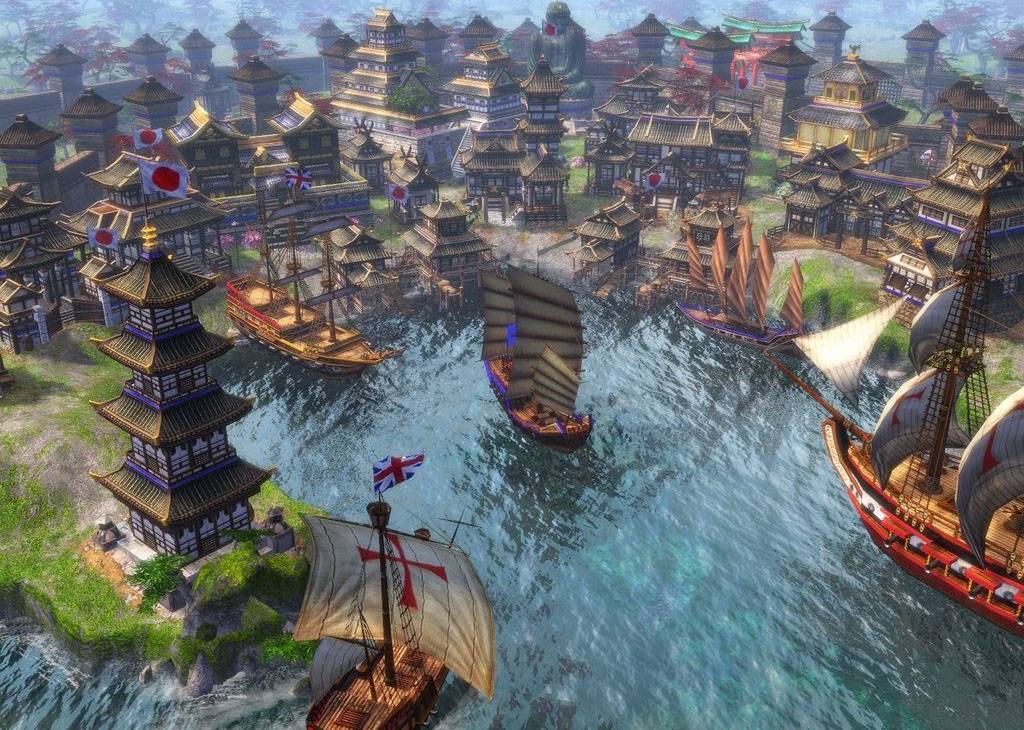 Vue du Japon dans Age of Empires IV