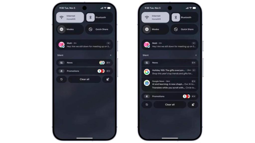 Organisateur de notifications