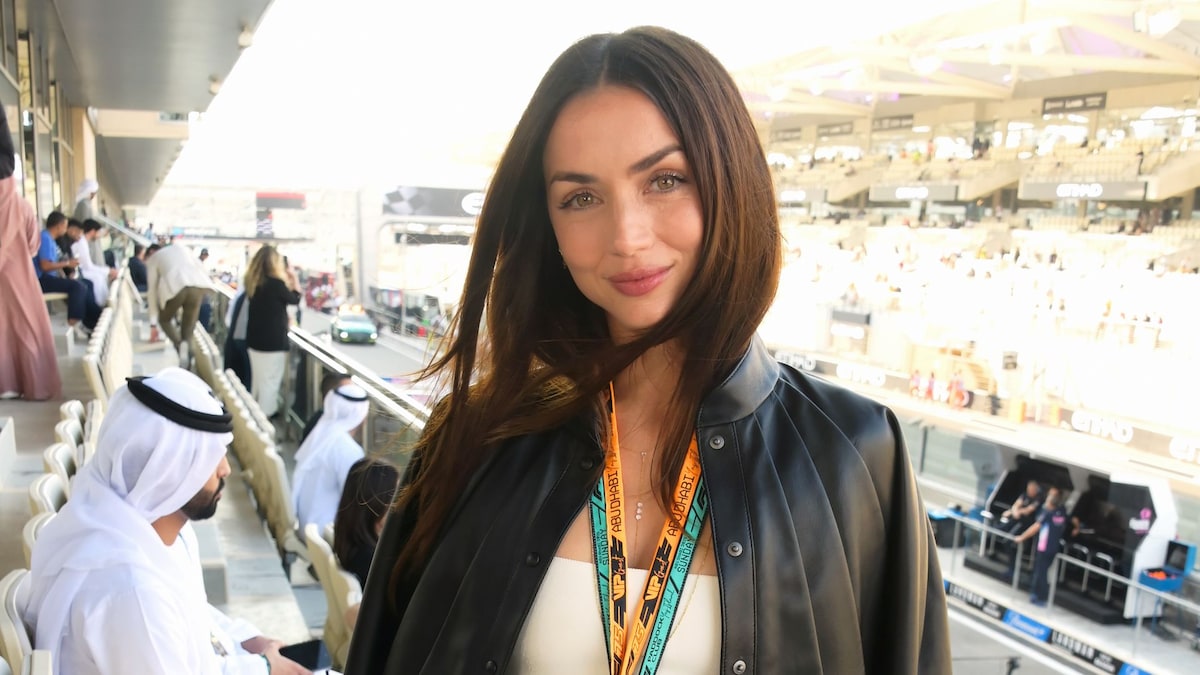 Ana de Armas fait sensation au Grand Prix d'Abou Dabi aux côtés de Lewis Hamilton !
