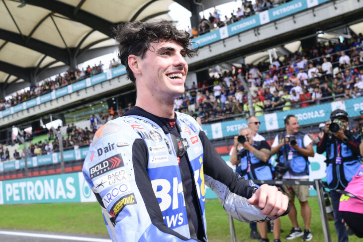 Fermin Aldeguer sur son moto
