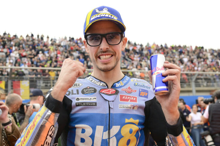 Alex Marquez sur son moto