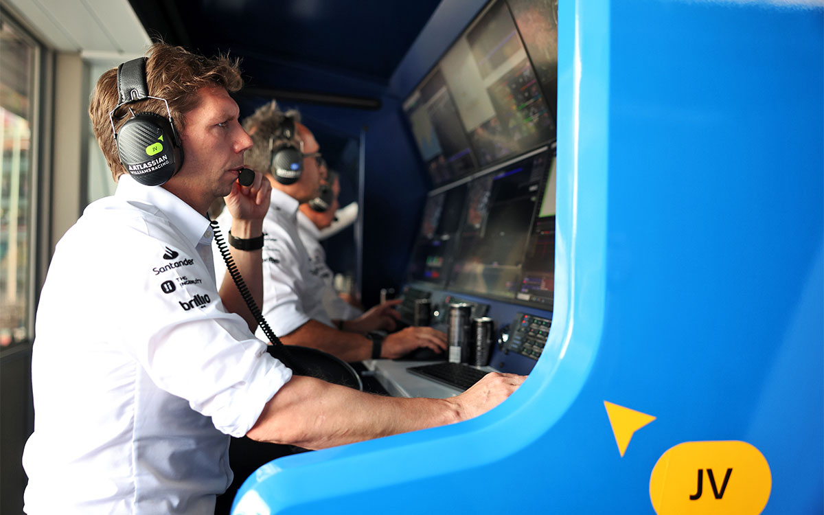 James Vowles (Williams) lors des qualifications du GP de Monaco 2025