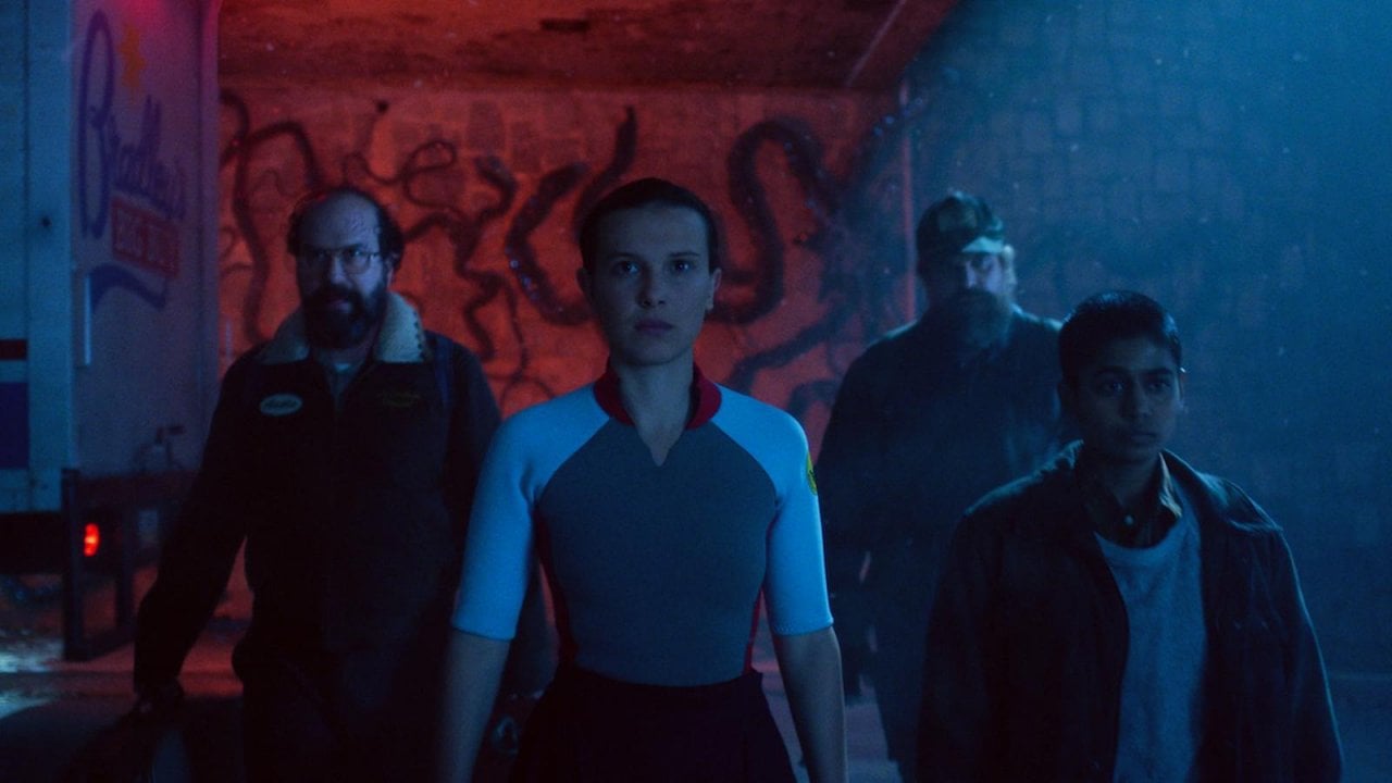 Millie Bobby Brown dans une scène du finale
