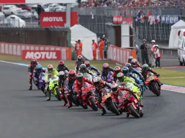 MotoGP lors du départ