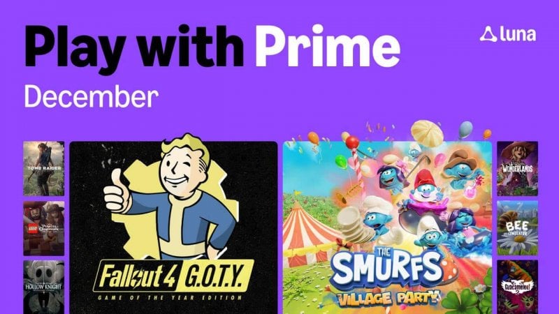 Les jeux d'Amazon Luna en décembre