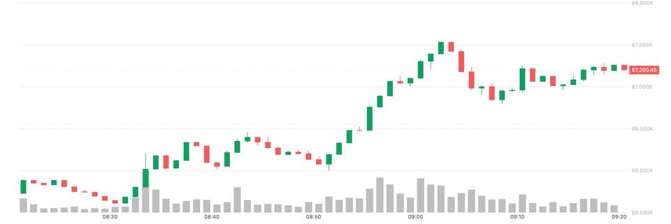 Bitcoin s'envole au-delà de 87 000 $, le yen dévisse après la hausse des taux de 25 points de base par la Banque du Japon !