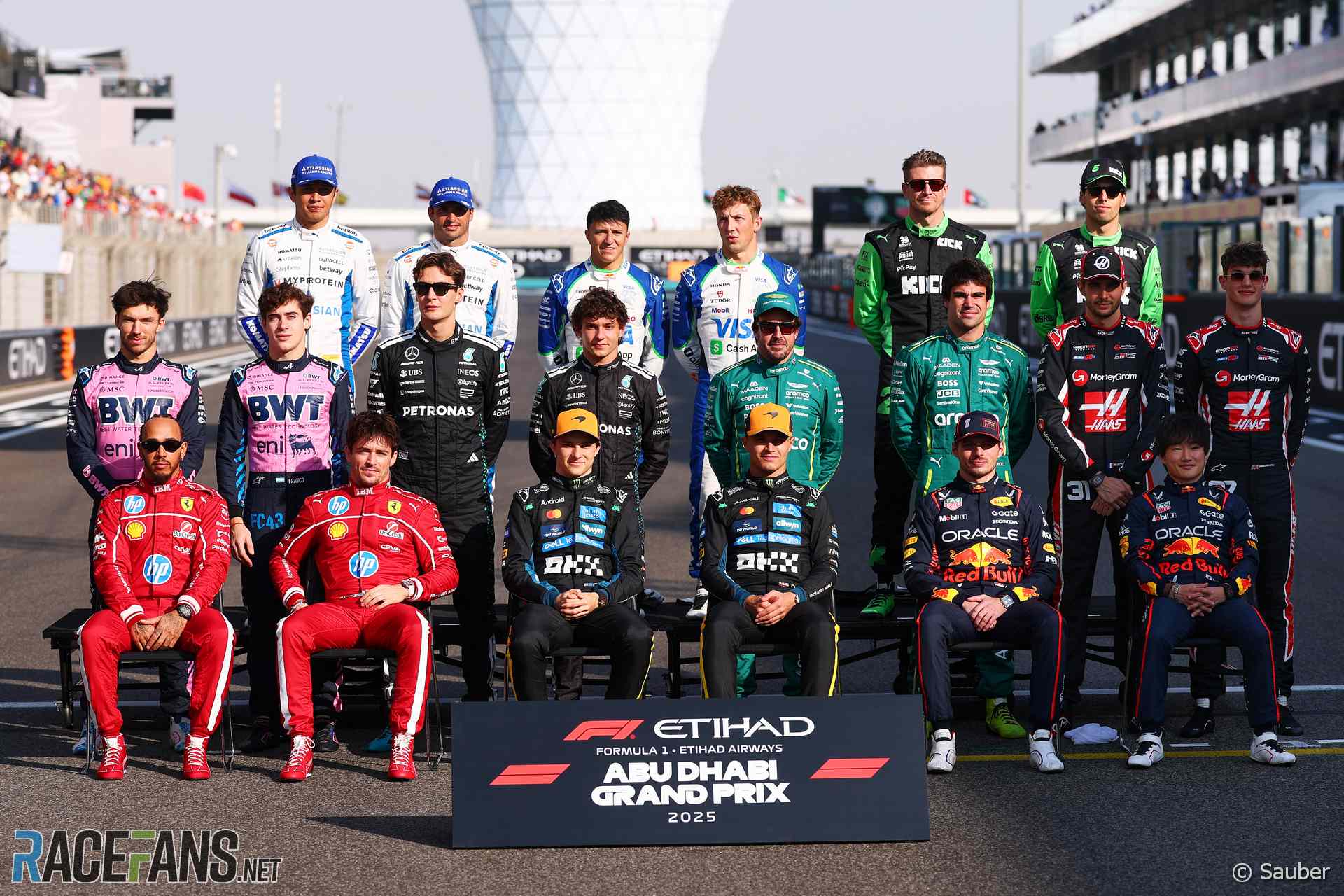 Choisissez votre Pilote de F1 de l'Année 2025 !