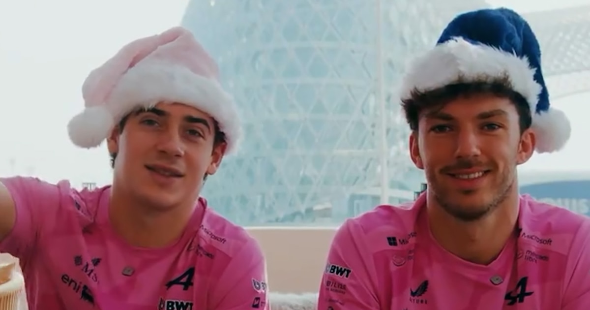 Franco Colapinto et Pierre Gasly dévoilent leur vœu de Noël pour Alpine en 2026 !