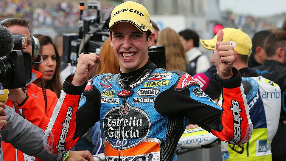 Alex Marquez à l'époque de Moto3, pesant seulement 59kg. Photo : Repsol