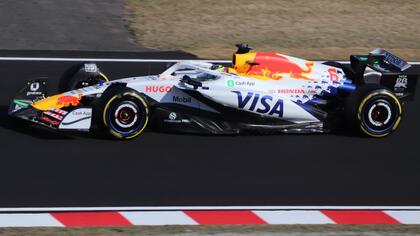La voiture de Formule 1 Racing Bulls.