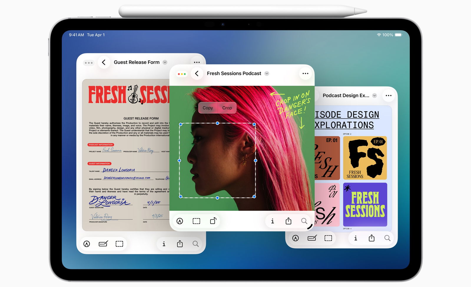 Nouvelle application Vista Previa sur iPadOS 26