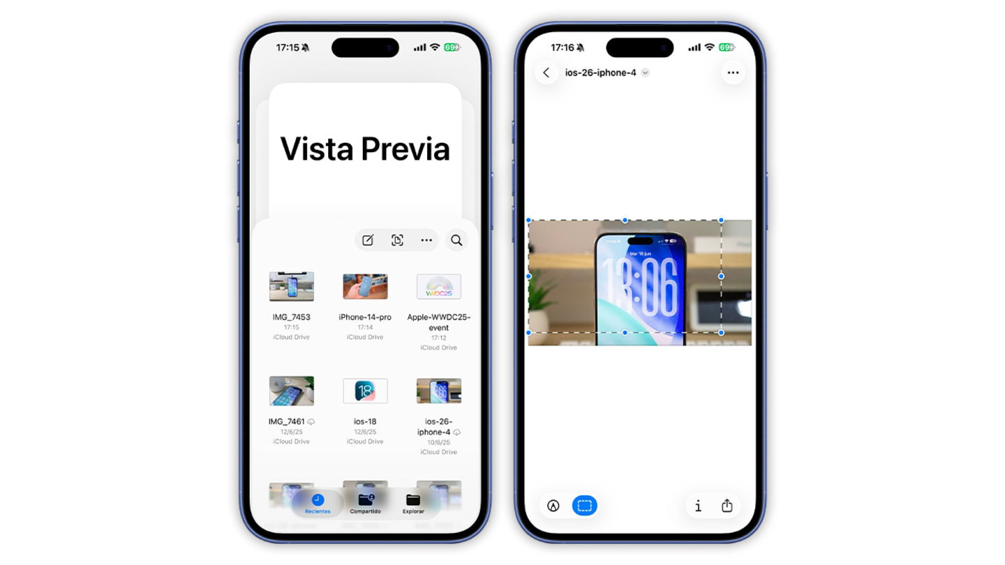 Application Vista Previa