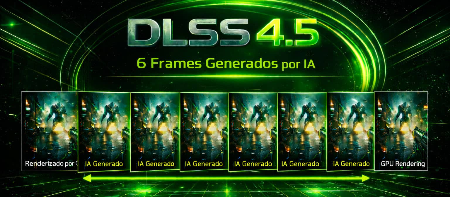 NVIDIA DLSS 4.5 avec Dynamic Multi Frame Generation