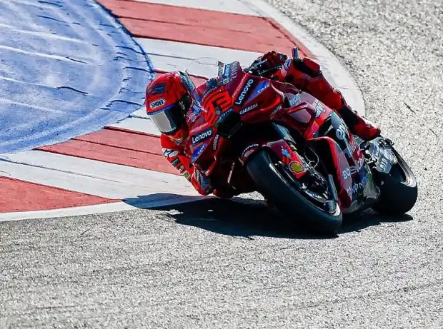Marc Marquez en action