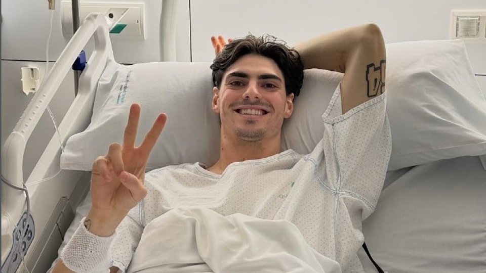 Fermin Aldeguer à l'hôpital à Barcelone