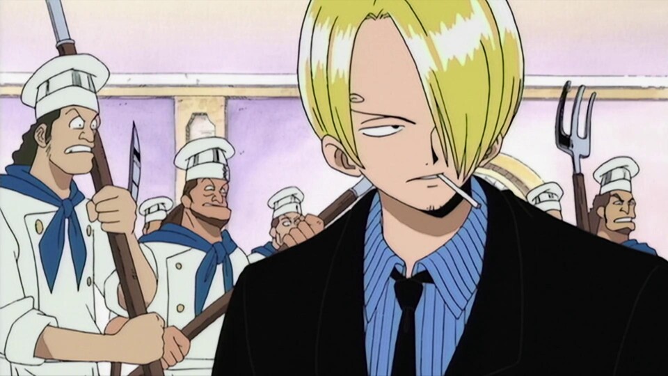 Sanji et le Baratie - Un moment marquant dans One Piece.