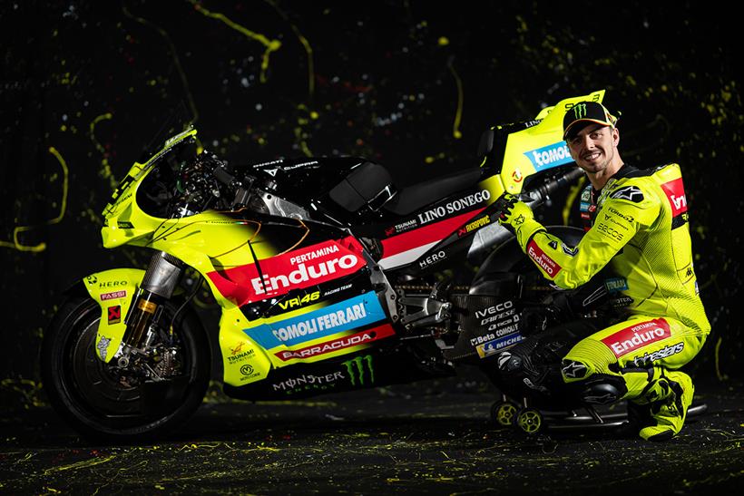 Fabio Di Giannantonio avec sa Ducati VR46 2026