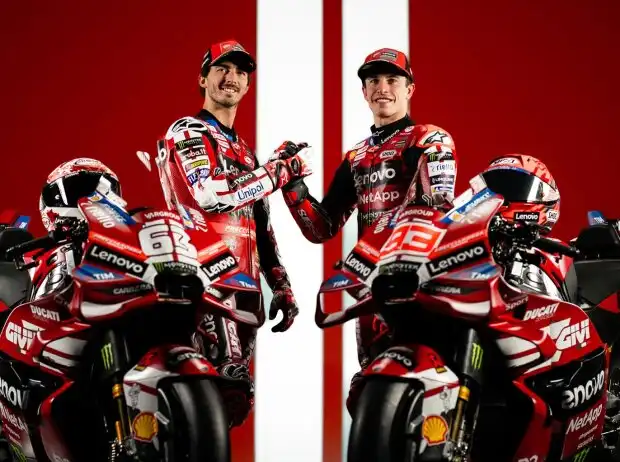 Francesco Bagnaia et Marc Marquez Francesco Bagnaia et Marc Marquez