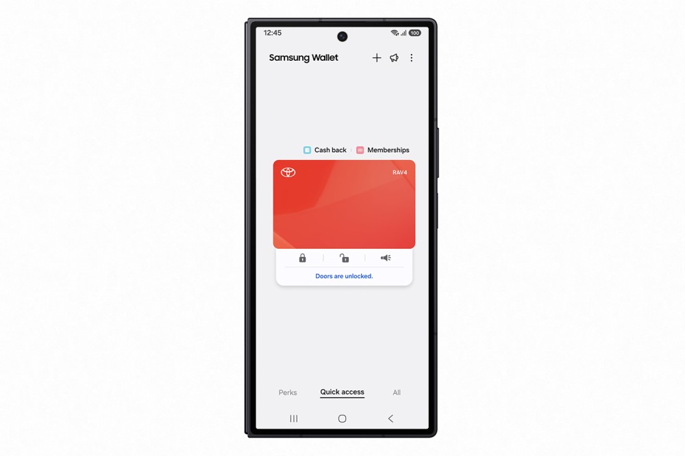 Samsung Wallet Digital Key Screenshot