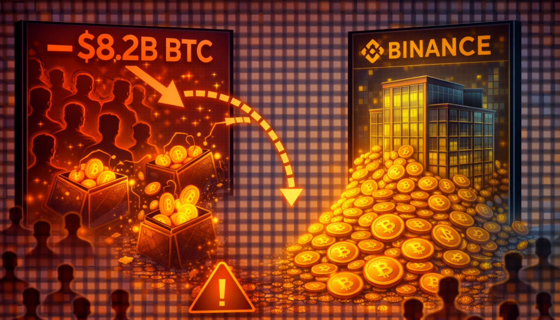 8,2 milliards de dollars en BTC submergent Binance alors que l'enthousiasme des particuliers s'éteint