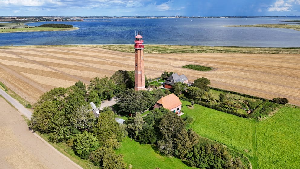 Le phare de Flügge pourrait être entouré d'eau