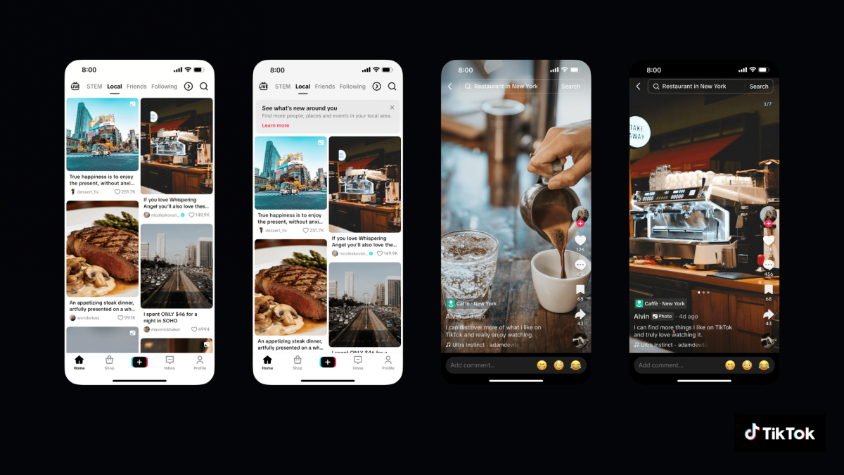 La première fonctionnalité exclusive de TikTok aux États-Unis : un fil local qui cherche à connaître votre position !