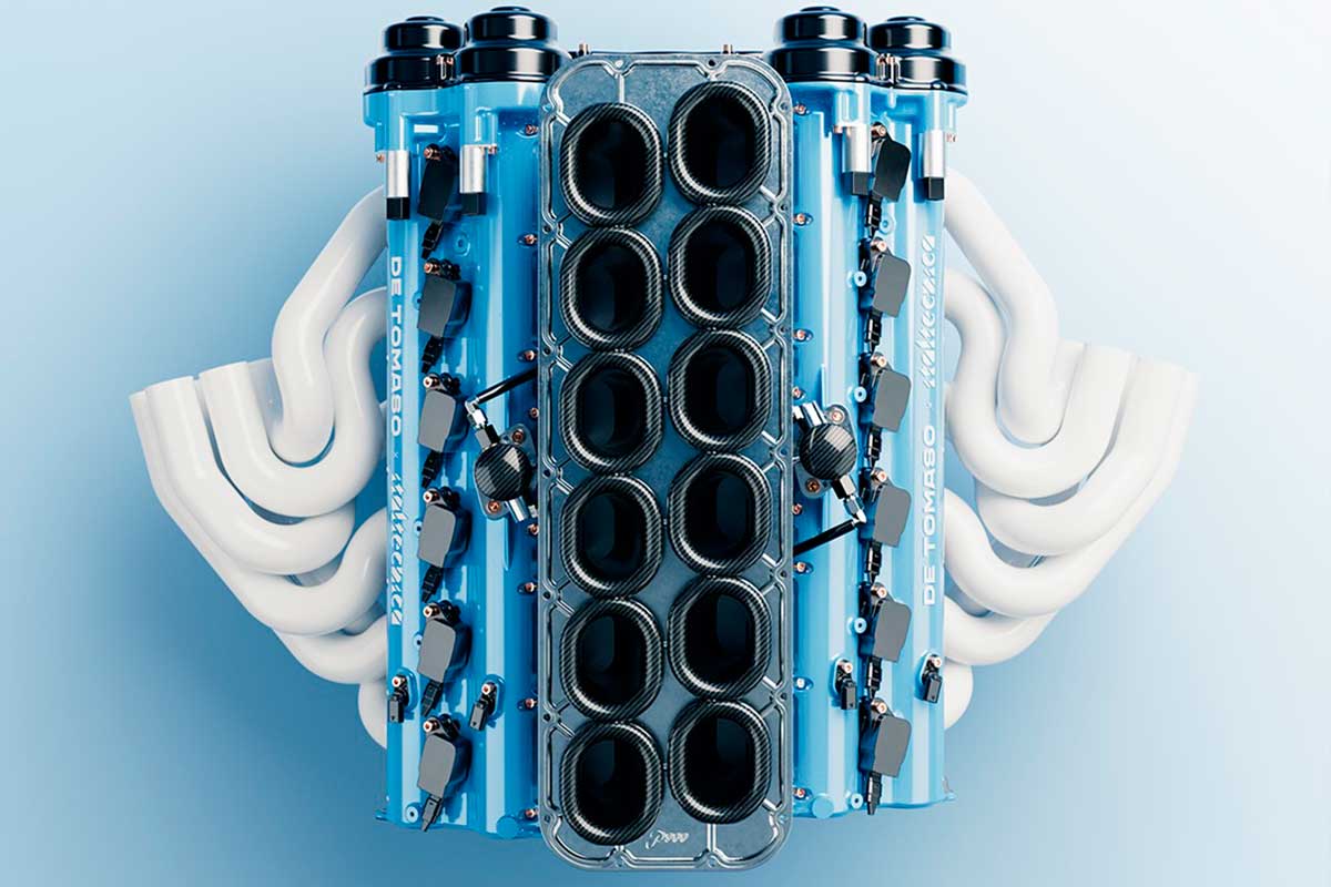 Le V12 du De Tomaso P900 : Un chef-d'œuvre esthétique qui rugit comme une F1 !
