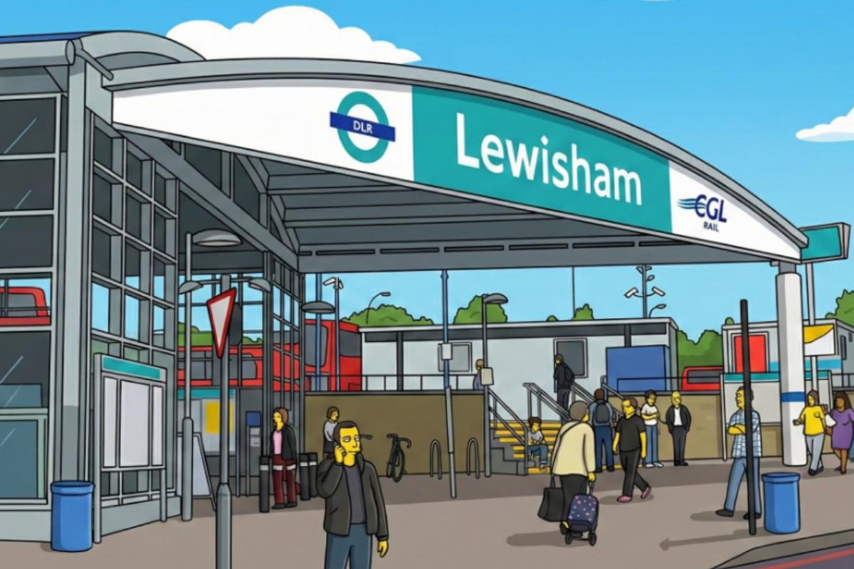 Lewisham transformé en cartoon à la sauce Simpsons dans un TikTok viral !