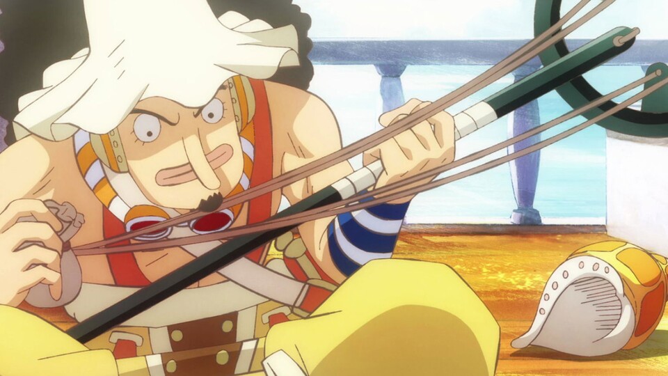 Que se passerait-il si Lysop avait mangé le Fruit du Démon Gomu-Gomu à la place de Luffy ? (© Eiichiro Oda, Shueisha Toei Animation)