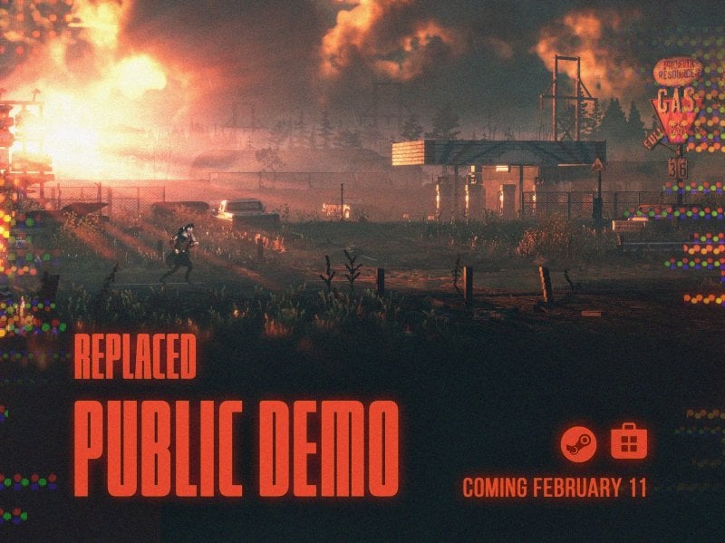 La graphie de la démo de Replaced