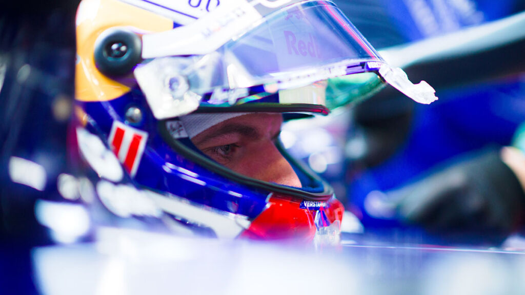 Max Verstappen lors des tests à Bahreïn 2026