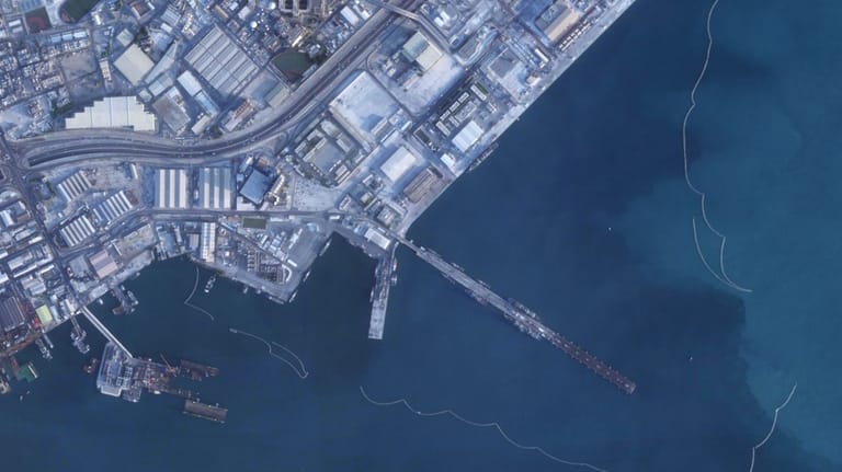 Vue satellite des installations de la marine américaine.