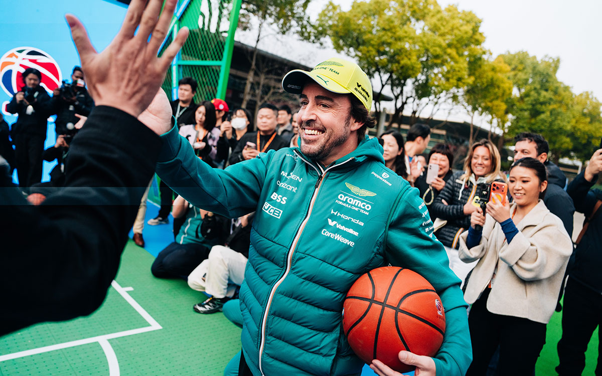 Fernando Alonso lors du Media Day du Grand Prix de Chine, 2026