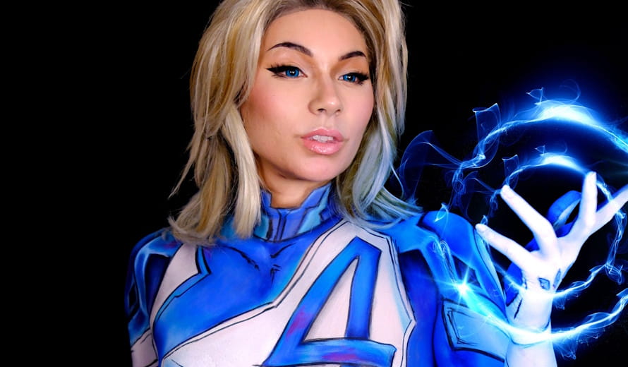 Melissa Croft : Éblouissante en Cosplays de Bodypaint sur TikTok !