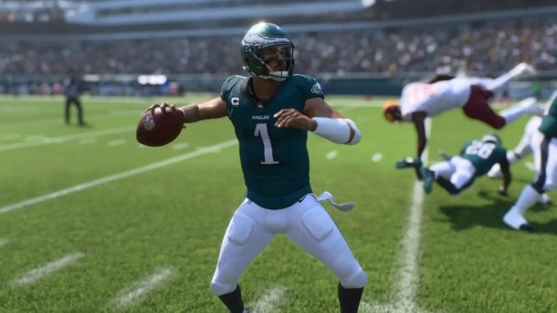 Un joueur de Madden NFL 26