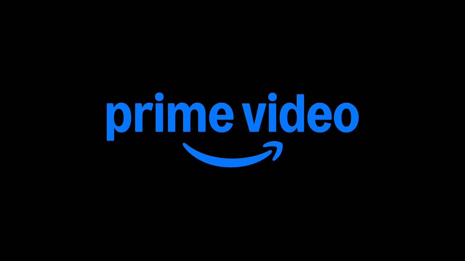 Logo Prime Video sur fond sombre