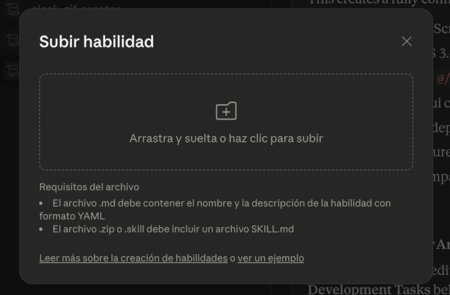 Créer une Skill